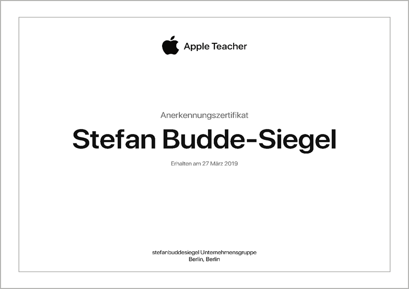 Apple Teacher Badge